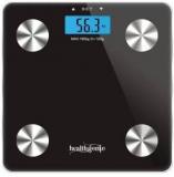 Healthgenie Digital Personal Body Fitness Monitor Digital Body Composition Monitor Weighing Scale, Strong & Best Glass Build Electronic Bathroom Scales & Weight Machine To Monitor BMI, Segmental Body Fat & Skeletal Muscle Body Fat Analyzer