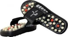 Hemdec HMD 113 Spring Acupressure and Magnetic Therapy Accu Paduka Chappal Slippers for Full Body Blood Circulation Massager