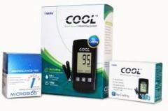 i SENS COOL GLUCOMETER WITH GLUCOSE STRIPS 100 AND LANCET 100 NOS Glucometer