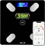 Ibell BS260BT Smart Body Weigh Machine, Bluetooth Feature, Tempered Glass, LCD Display Weighing Scale