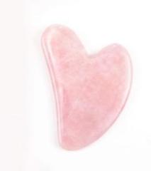 Jaderoller Guasha Massage Natural Rose Quartz Gua Sha Board Bar Beauty Roller Scrapping Plate Guasha Massage Massager