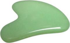 Jaderoller Original Green Stone Gua Sha Anti ageing Natural Green Gua Sha Massage Tool, Rose Quartz Roller Himalayan Natural Massager Tool Massager