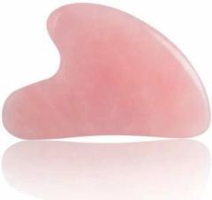 Jaderoller Rose Quartz Massager Gua Sha Anti ageing Natural Gua Sha Massage Tool, Green Jade Himalayan Natural Massage Tool Massager