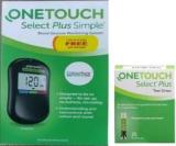 Jmd One Touch Select Plus Monitor With 25 Strips Glucometer