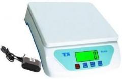 Khargadham TS_500 30Kg Digital Electronic Kitchen Scale with Tare Function With Adapter Digital Multi Purpose Weighing Scale