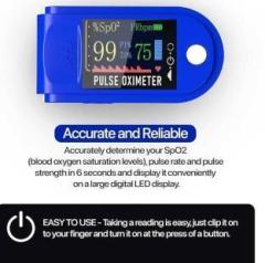 Kiaan Enterprises Portable Digital Fingertip Oximeter Oxygen Saturation Heart Rate Monitor Pulse Oximeter