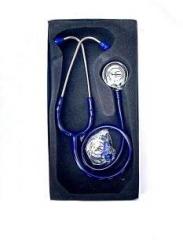 Life Strong Diamond Heart Blue Acoustic Stethoscope