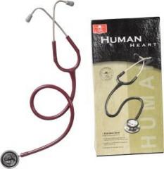 Life Strong HUMAN HEART BURGANDY & GREY ACOUSTIC Stethoscope