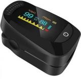 Mcp Black Pulse Oximeter, Finger Pulse Oximeter With OLED Display, Pulse Oximeter Fingertip, Blood Oxygen Saturation Monitor Finger, Heart Rate Monitor For Adult Child Pulse Oximeter