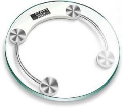 Mcp Healthcare Digital Round Health Weighing Scale. Measure Capacity up to 5 to 180 kg, Weighing Scale