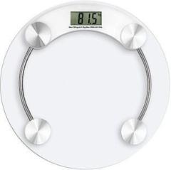 Mcp Transparent Round Digital Glass Personal Weight Scale for Home Use 180 Capacity Weighing Scale