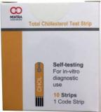 Mihtra Cholesterol Test Strips 10 Glucometer