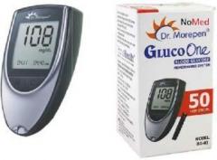 Nomed Dr. Morepen BG 03 Glucometer And 50 Strips Glucometer