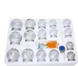 Np NAVEEN PLASTIC GL 01 chinese medical vacuum glass fire cupping therapy set of 16 pc Massager