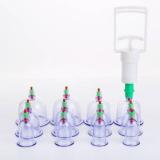 Nwly 12 CUP 12 Pcs Cupping Set With Pump, Hijama Cupping Therapy Set Acupoint Massage Kit Massager