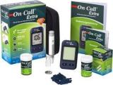 On Call Extra Meter Kit With 50 Strips With Complete Kit For Home Use Accurate Lab Results ISO Certified Glucometer