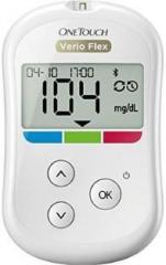 One Touch Verio Flex Glucometer with 10 Test Strips Glucometer