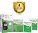 Onetouch Select Plus Simple Glucometer With 50 Select Plus Test Strips With 50 Delica Plus Lancets Glucometer