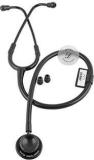 Oriley Super Black Stethoscope Heart Beat Monitoring Chest Piece Instrument For Doctors Stethoscopes Stethoscope