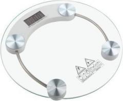 Powernri WS 300A DVZX 6959 Personal Weight Machine 6mm Round Glass Weighing Scale Weighing Scale