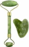 Prishu P 08 Jade Roller And Gua Sha Set Jade Roller & Gua Sha Skin Scraper Massager