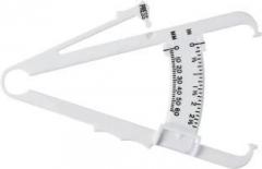 Right Gear Skin fold Caliper, Body Fat Measure Kit, Body Fat Analyzer, White Calliper Body Fat Analyzer