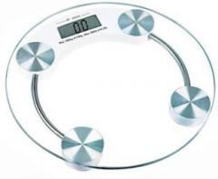 Robmob Round Thick Tempered Glass Electronic Digital Personal Bathroom Health Body Weight Weighing Scale Weighing Scale