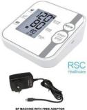 Rsc Healthcare Fully Automatic Digital BP Checking Instrument Blood Pressure Checking Machine For BP Testing Doctors And Home Users Bp Monitor WITH AC/DC ADEPTOR Bp Monitor