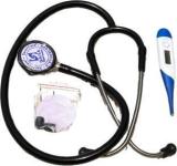 Sara+care Combo Of Thermometer Dual Head Stethoscope, Acoustic Stethoscope Combo Of Thermometer & Dual Head Stethoscope, Acoustic Stethoscope Thermometer