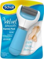 Scholl Express Pedi Velvet Smooth Electronic Foot File Massager