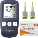 Sd Codefree Blood Glucose Testing Monitor Machine With 100 Glucometer