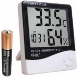 Sellrider Imported Humidity Meter Clock Thermometer Hygrometer Indoor Temperature Humidity Meter Thermometer