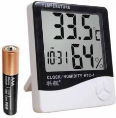 Sellrider Imported Humidity Meter Clock Thermometer Hygrometer Indoor Temperature Humidity Meter Thermometer