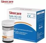 Sinocare Safe AQ UG URIC ACID AND BLOOD GLUCOSE MONITORING SYSTEM AND 50 URIC ACID STRIPS Glucometer