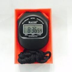 sukot Racer Stopwatch Walking Counter Pedometer Step Count Digital Stop Watch with Date Time Display