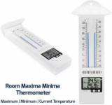 Swadesi By Mcp Digital Max Min Greenhouse Thermometer Clasic Design Max Min Thermometer For Use The Garden Greenhouse, Home Easily Wall Mounted Room Temperature Monitor Indoor Thermometer