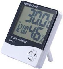 Syga Temperature_Meter Digital Thermometer Hygrometer Temperature Humidity Meter Clock Thermometer