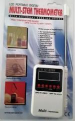 Tg Multi System with External Probe LCD Portable Thermometer