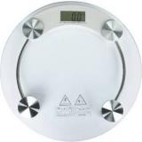 Unicorn Onmart Personal Weight Machine 8mm Thick Round Transparent Glass Weighing Scale