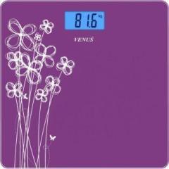 Venus Eps 6399 Purple Electronic Digital Bathroom Personal Weight Machine for Body Weighing Scale