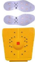 Vivaan 2 in 1 Acupressure Foot Mat For Stress And Pain Relief + Acupressure Shoe Sole Massager