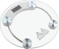 Wingtron Personal Weight Machine 8mm Round Glass Weighing Scale