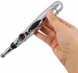 Wzphd MS 541 Electronic Acupuncture Pen With 2 Different Heads, Electric Meridian Energy Body Massager Pain Relief Therapy Instrument Massager