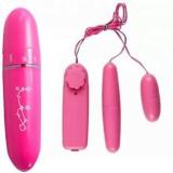 Zinzo Imported Comb Pack Of Mini 208 Massager With Double Egg Vibrator Massager