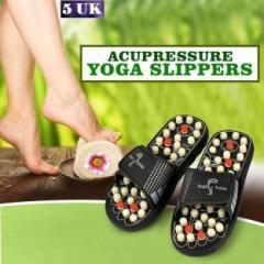 Zuru Bunch Magnetic Therapy Yoga Paduka Spring Acupressure Slippers for Men and Women the Solution for All Problems and Dual Benefits_5 UK Massager