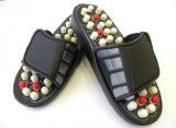 Zuru Bunch ZB ACCU YOGA PADUKA 08 BLACK Zuru Bunch Spring Acupressure Magnetic Therapy Sandals/Foot Massager Slipper/Rotating Acupressure Foot Slippers For Men & Women: SIZE 8UK Massager