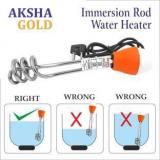 Aksha Gold 1000 Watt FN005WHI Rod ISI Mark Shock Proof & Water Proof 1000 W Water Heater (Water)