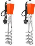 Aksha Gold [Pack Of 2 ] Shock Proof Nstant For Kitchen, Bathroom Portable [ Model:S061 ] 1500 W Water Heater (Water)