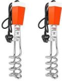 Aksha Gold [Pack Of 2 ] Shock Proof Nstant For Kitchen, Bathroom Portable [ Model:S065 ] 1500 W Water Heater (Water)