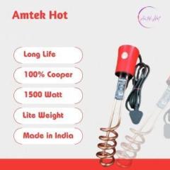 Amtek 1500 Watt ISI Mark High Quality Immersion Waterproof & Shockproof Rod RED Shock Proof Immersion Heater Rod (Water)